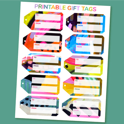[FREE DOWNLOAD] Printable gift tags just for you