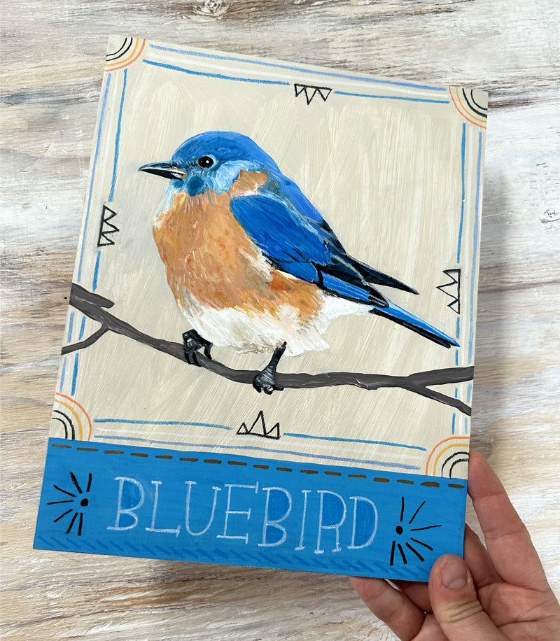Original Painting - Bluebird