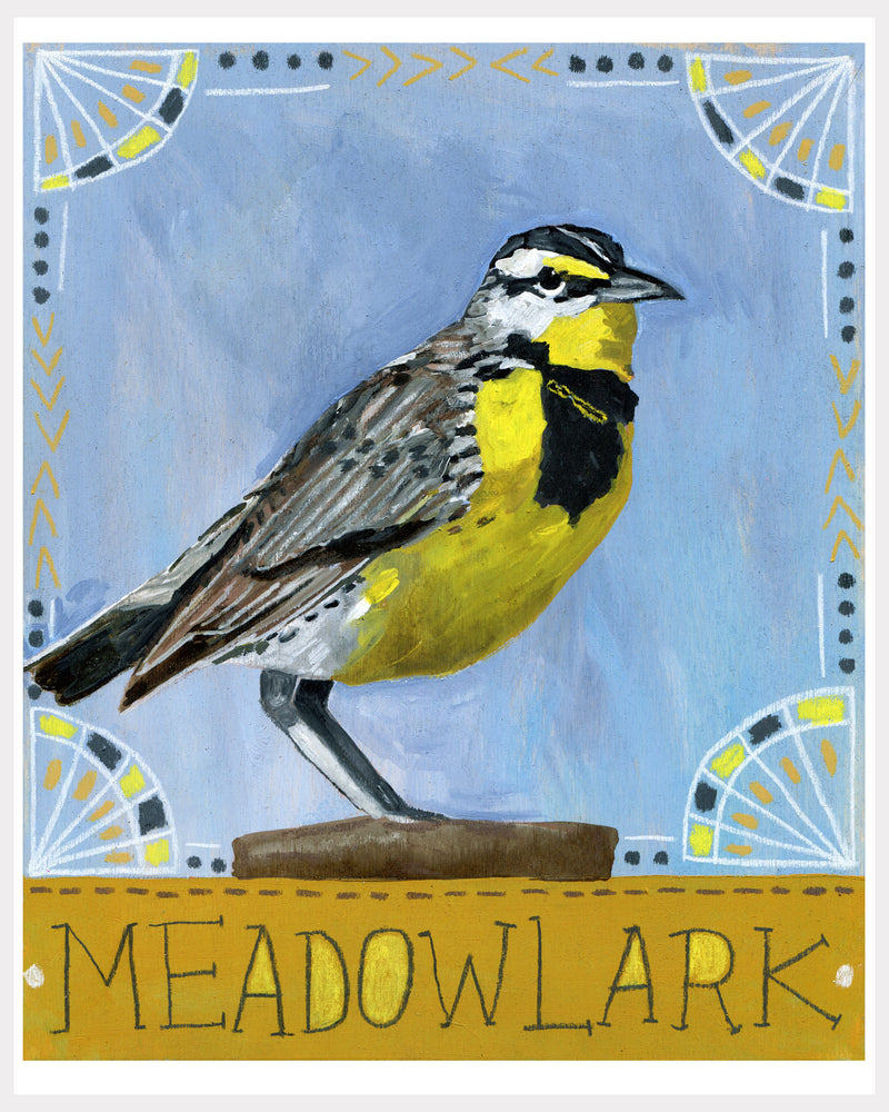 Animal Totem Print - Meadowlark