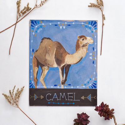 Animal Totem original painting - Camel