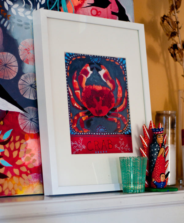 Animal Totem Print - Scarlet Ibis