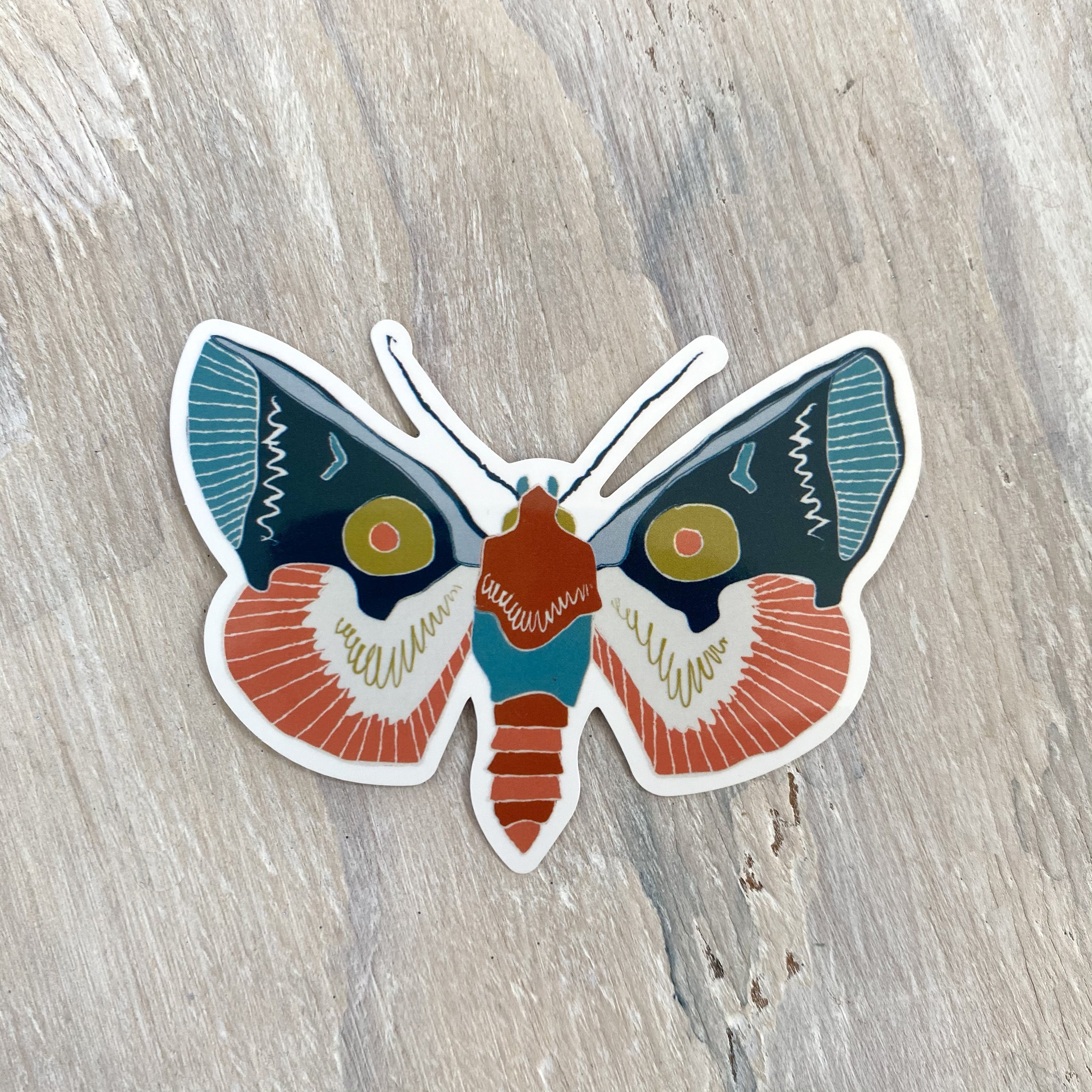 Cecropia Moth Sticker