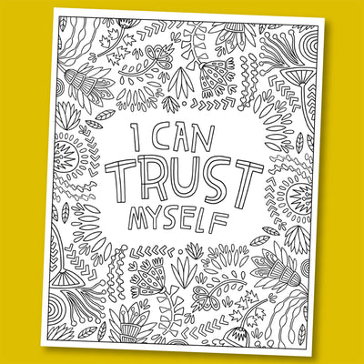 [Art For Self-Care] Another FREE coloring sheet for you