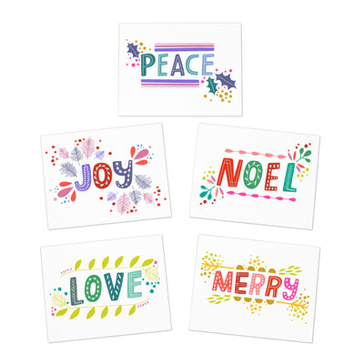 Holiday Joy Greeting Cards | Assorted 5-Pack