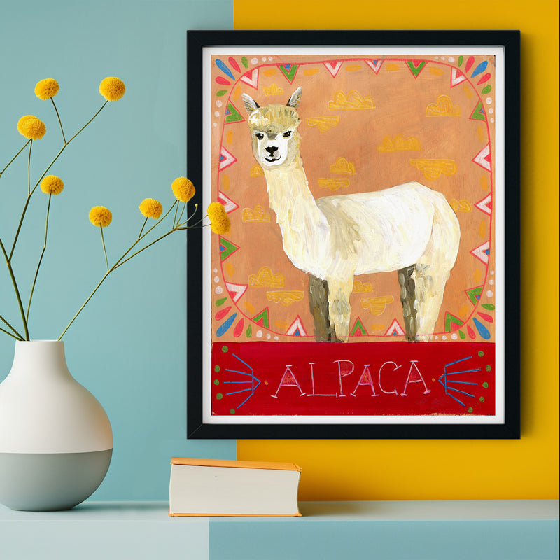 Animal Totem Print - Alpaca