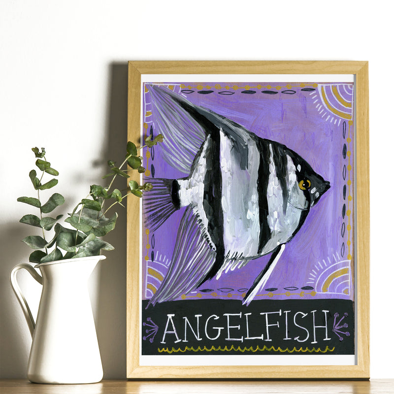 Animal Totem Print - Angelfish