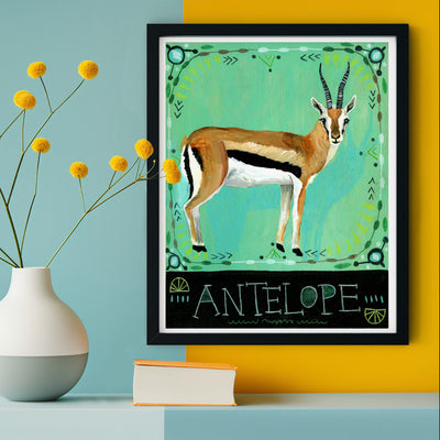 Animal Totem Print - Antelope