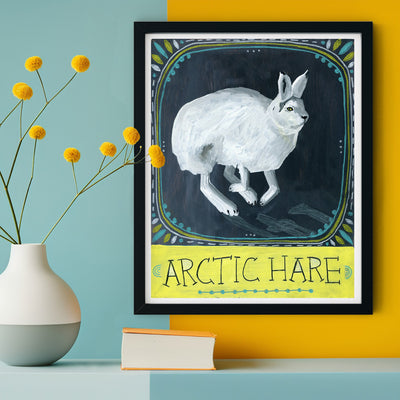 Animal Totem Print - Arctic Hare