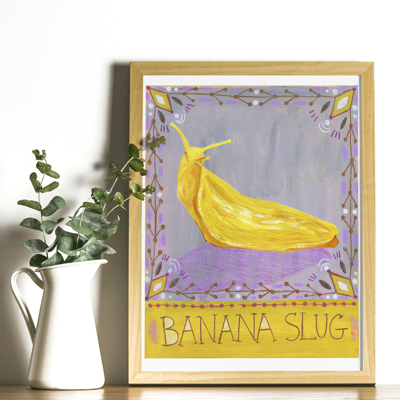 Animal Totem Print - Banana Slug