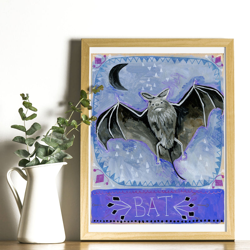 Animal Totem Print - Bat