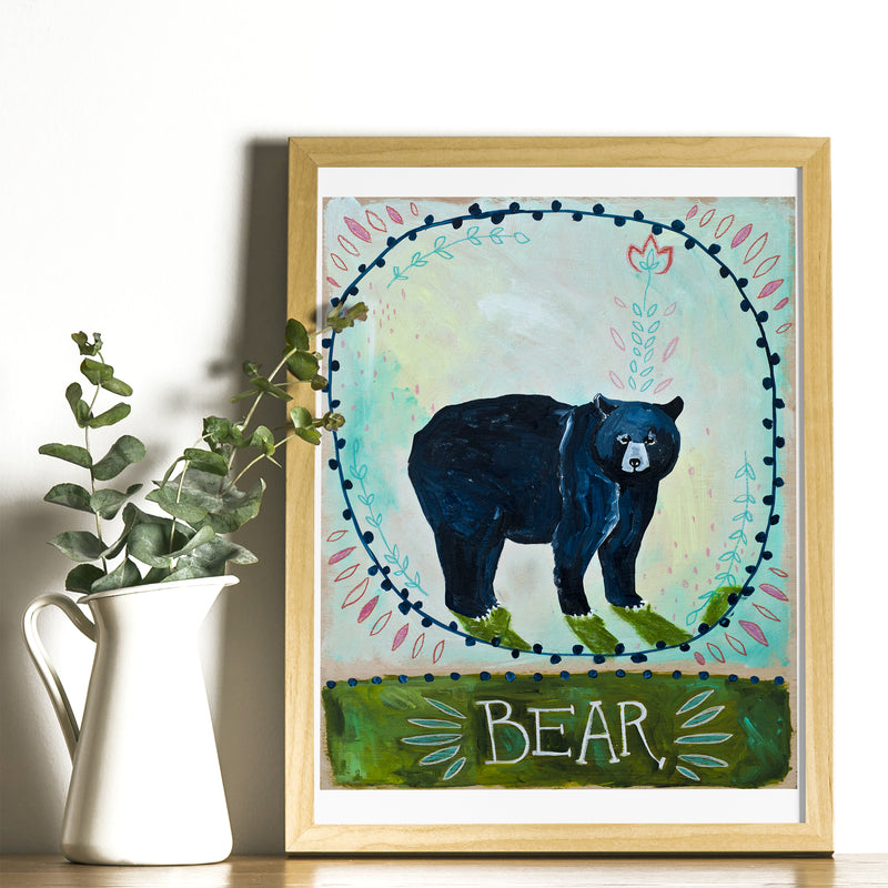 Animal Totem Print - Bear