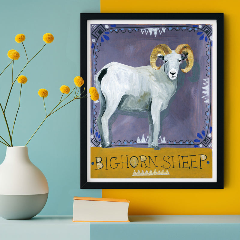 Animal Totem Print - Bighorn Sheep
