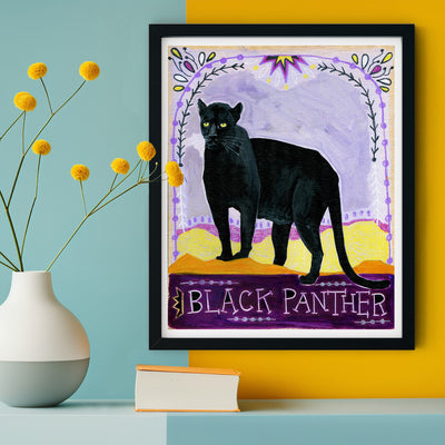 Animal Totem Print - Black Panther