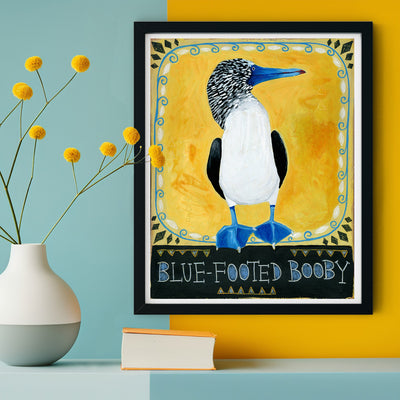 Animal Totem Print - Blue-footed Booby