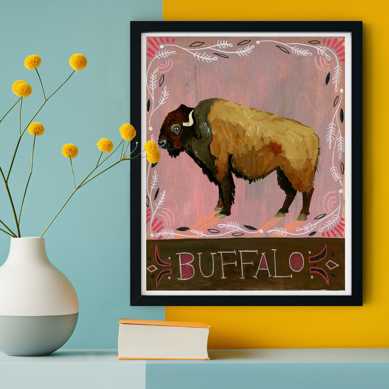 Animal Totem Print - Buffalo 2