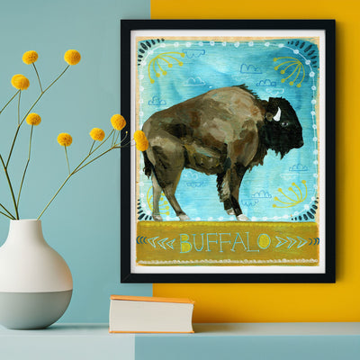 Animal Totem Print - Buffalo