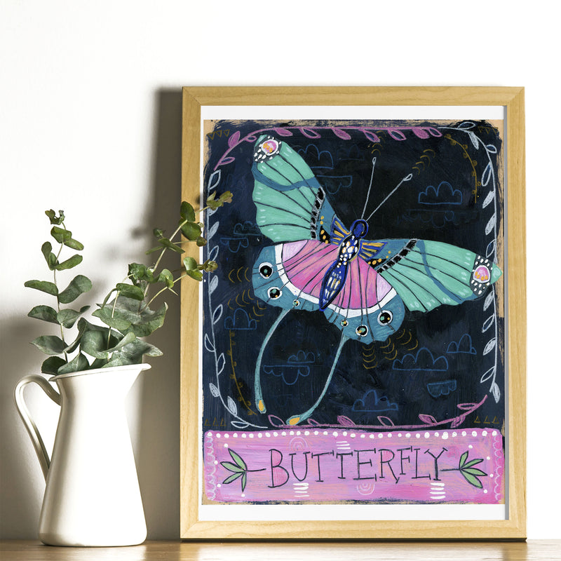 Animal Totem Print - Butterfly