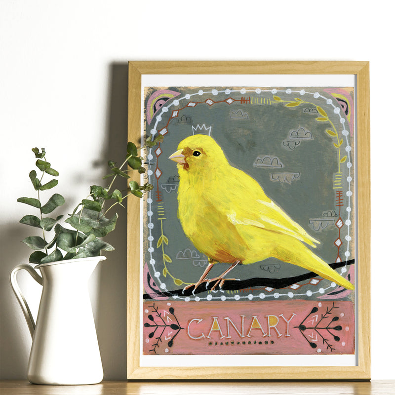 Animal Totem Print - Canary