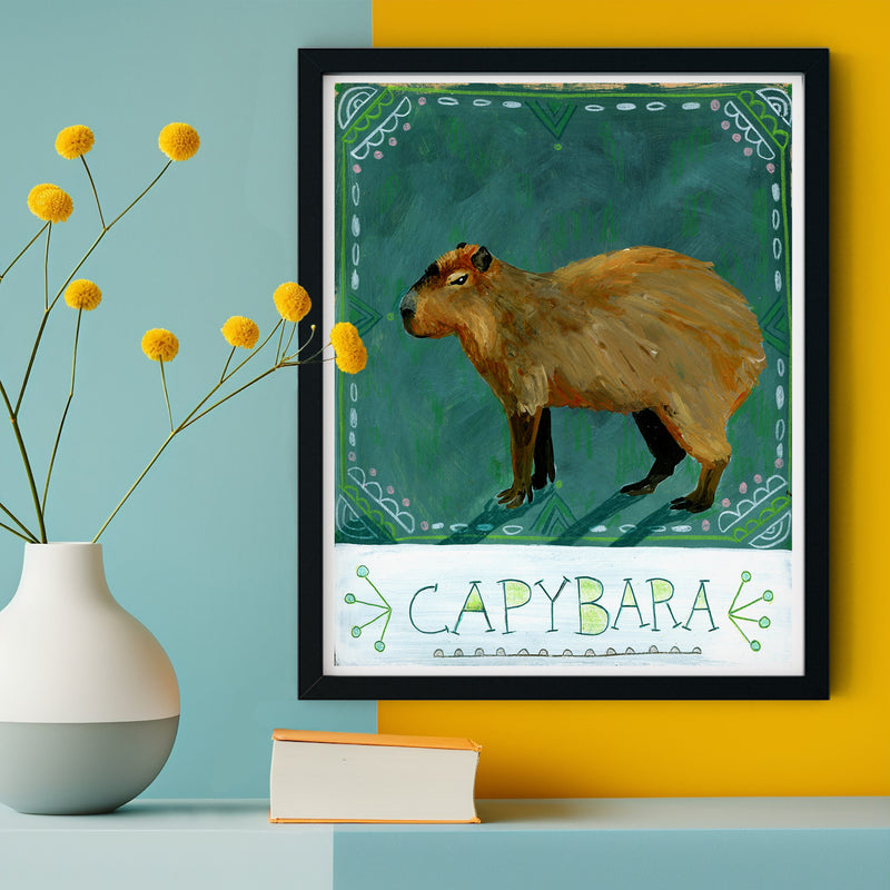 Animal Totem Print - Capybara