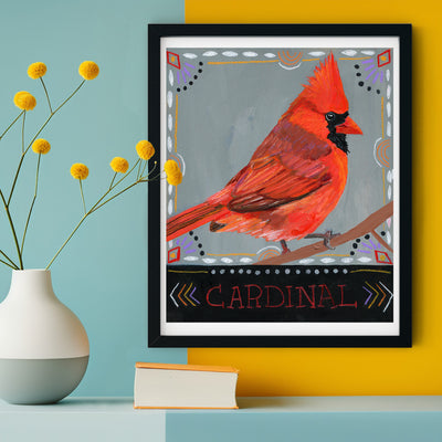 Animal Totem Print - Cardinal