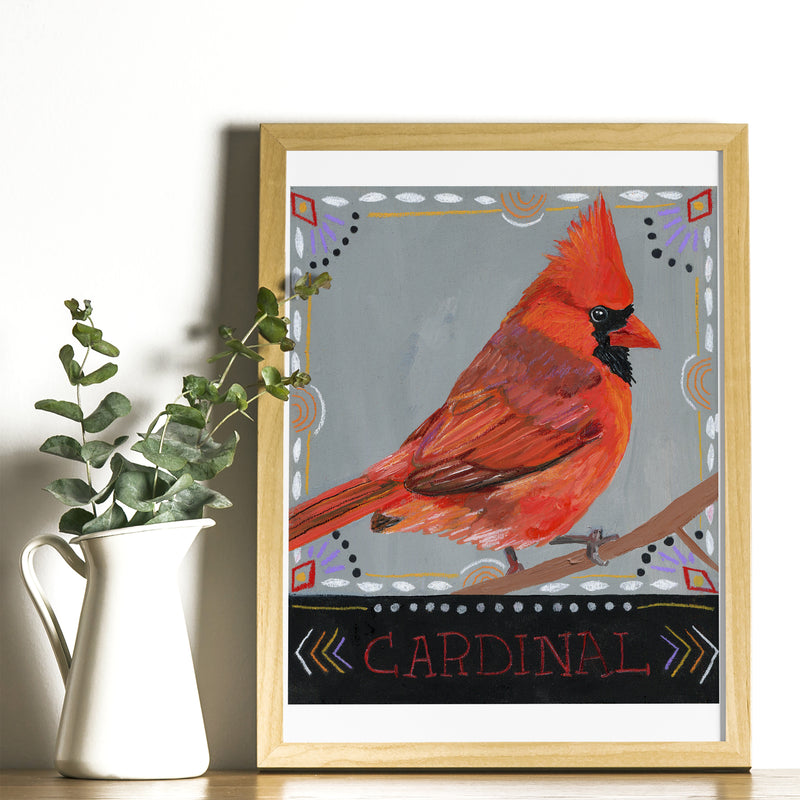 Animal Totem Print - Cardinal