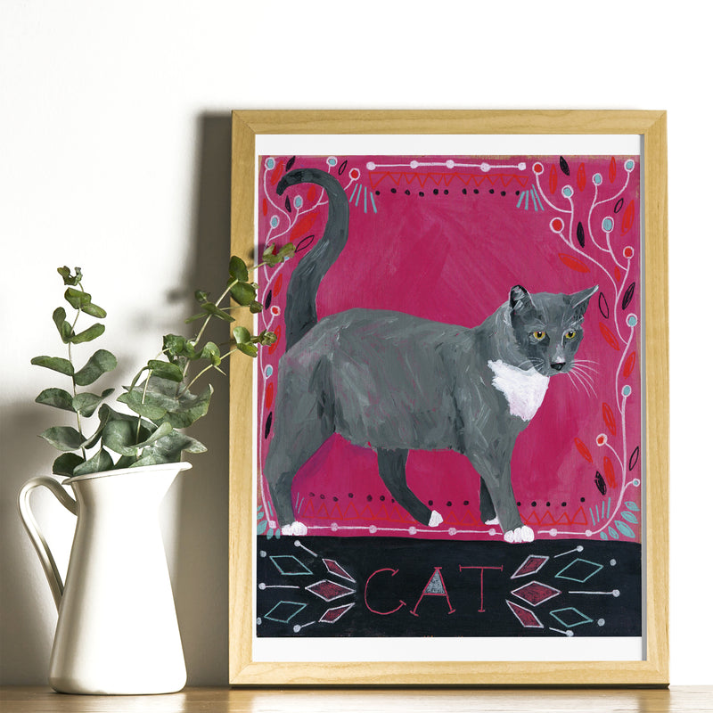 Animal Totem Print - Cat