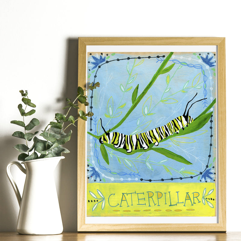 Animal Totem Print - Caterpillar