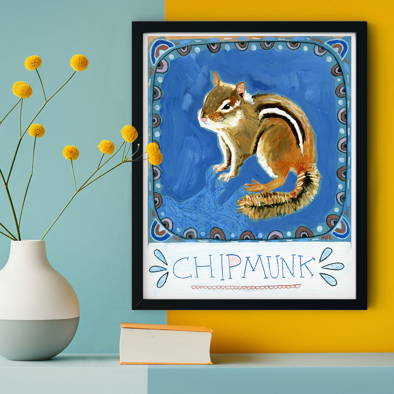 Animal Totem Print - Chipmunk