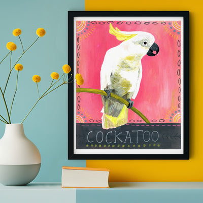 Animal Totem Print - Cockatoo