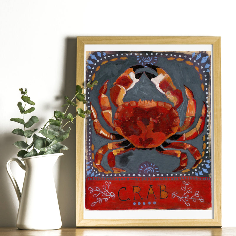 Animal Totem Print - Crab