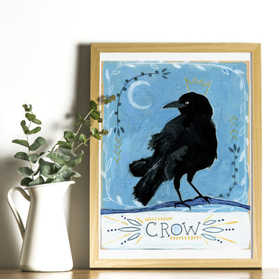 Animal Totem Print - Crow