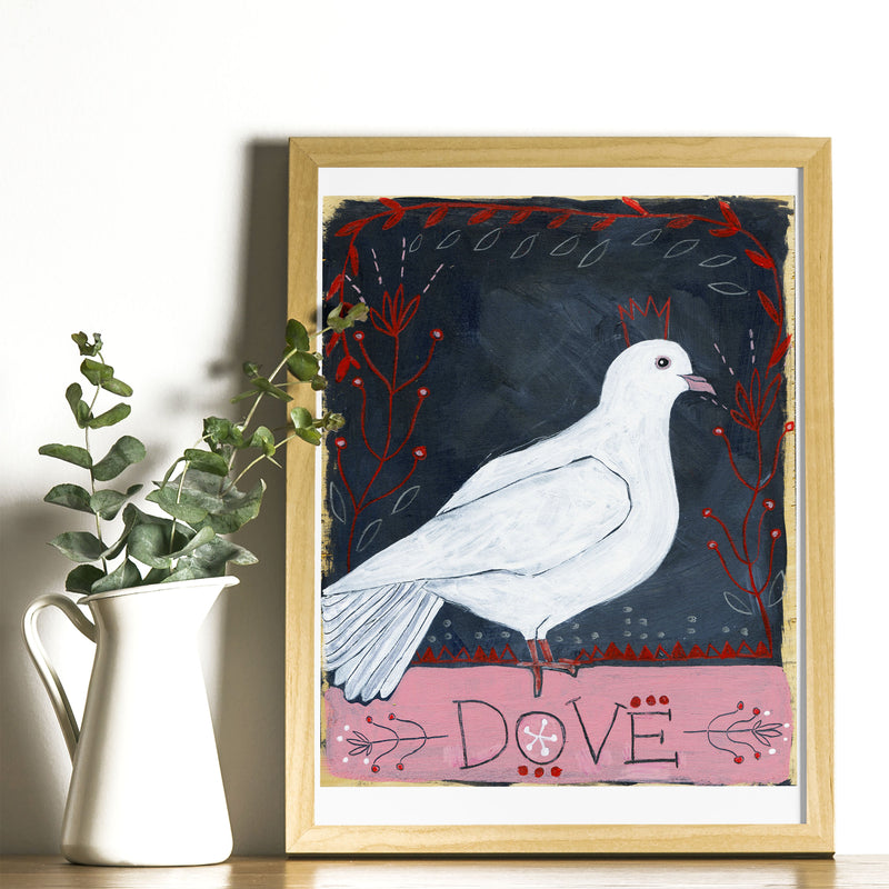 Animal Totem Print - Dove