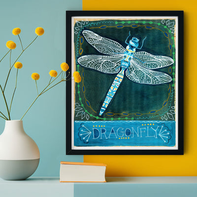 Animal Totem Print - Dragonfly