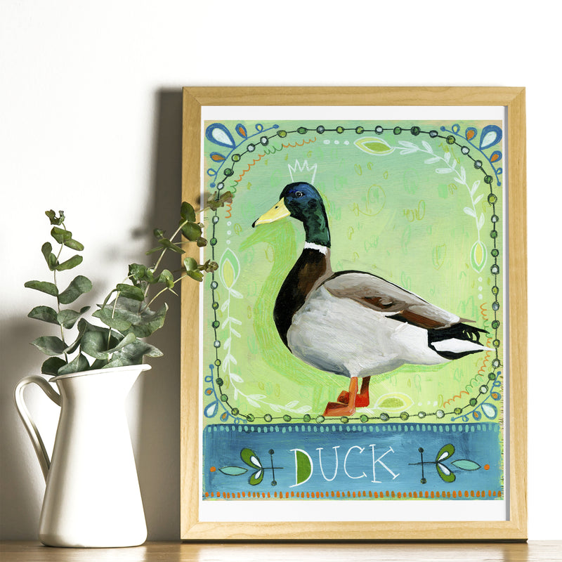 Animal Totem Print - Duck