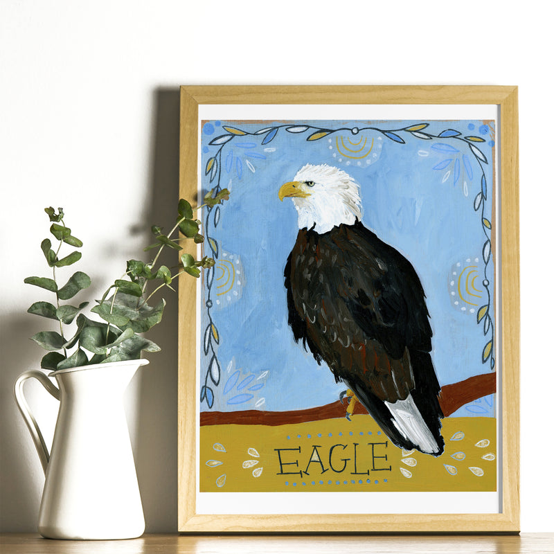 Animal Totem Print - Eagle