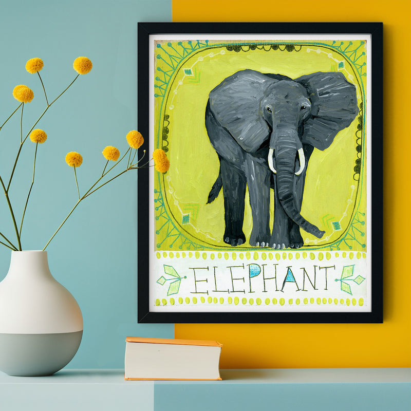 Animal Totem Print - Elephant