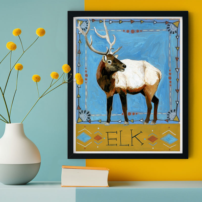 Animal Totem Print - Elk