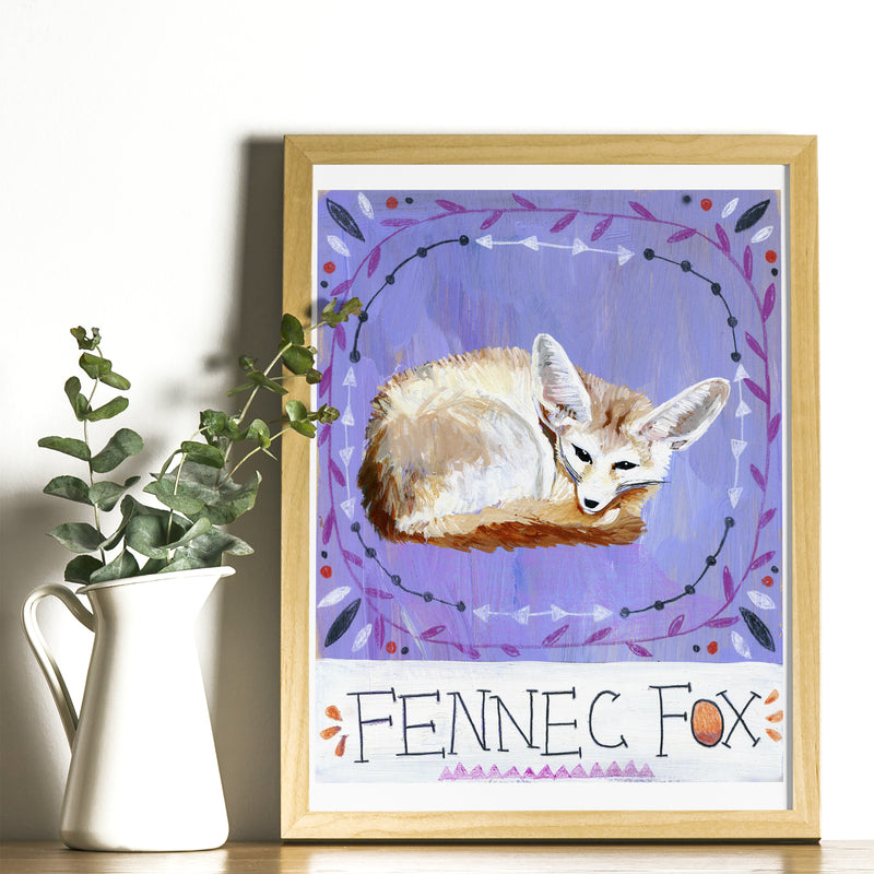 Animal Totem Print - Fennec Fox