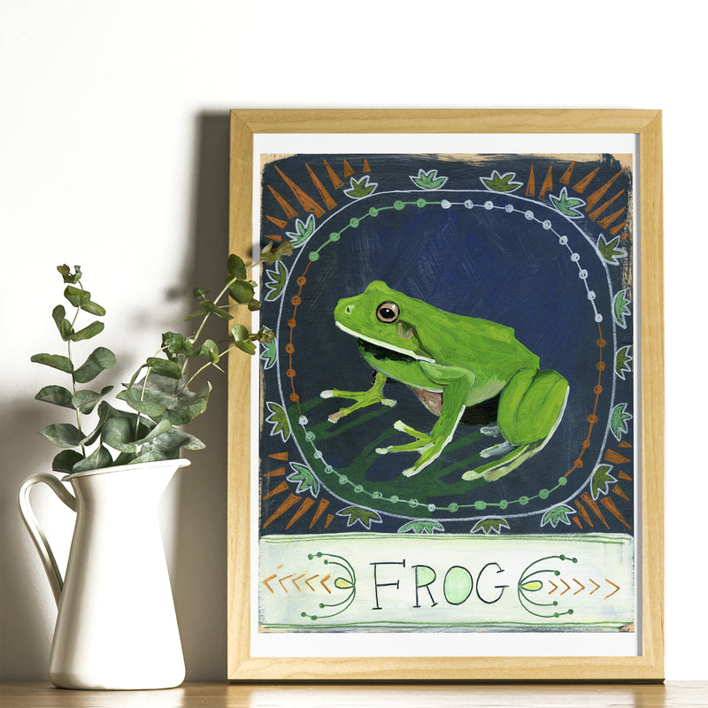 Animal Totem Print - Frog