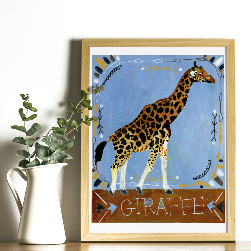 Animal Totem Print - Giraffe