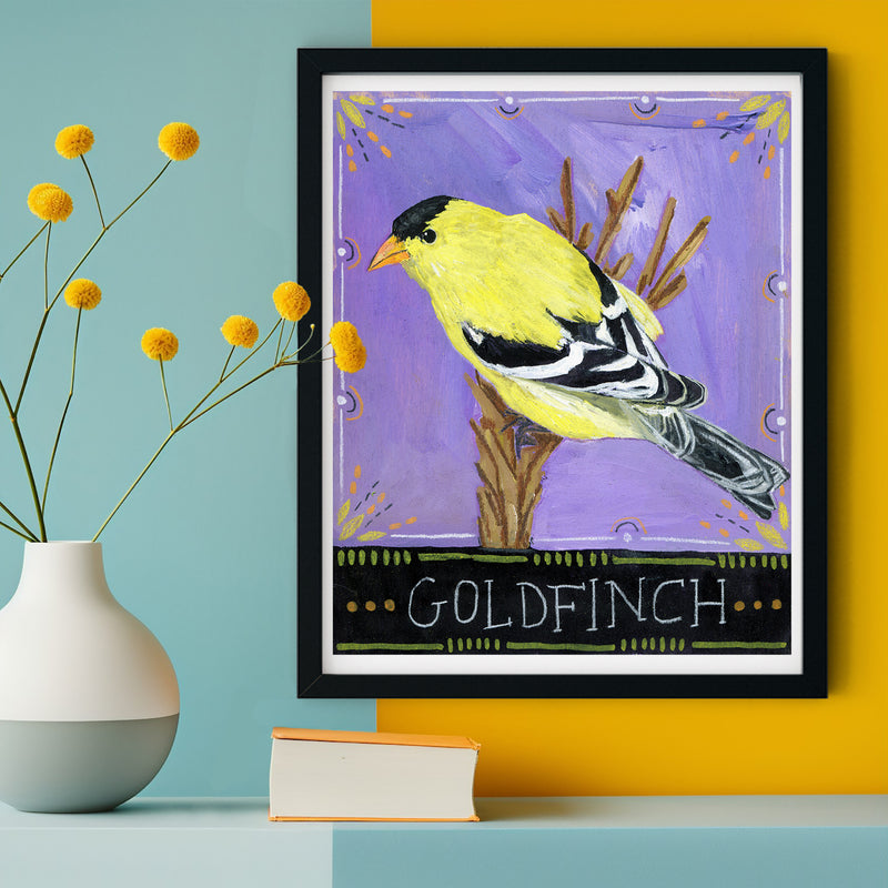 Animal Totem Print - Goldfinch
