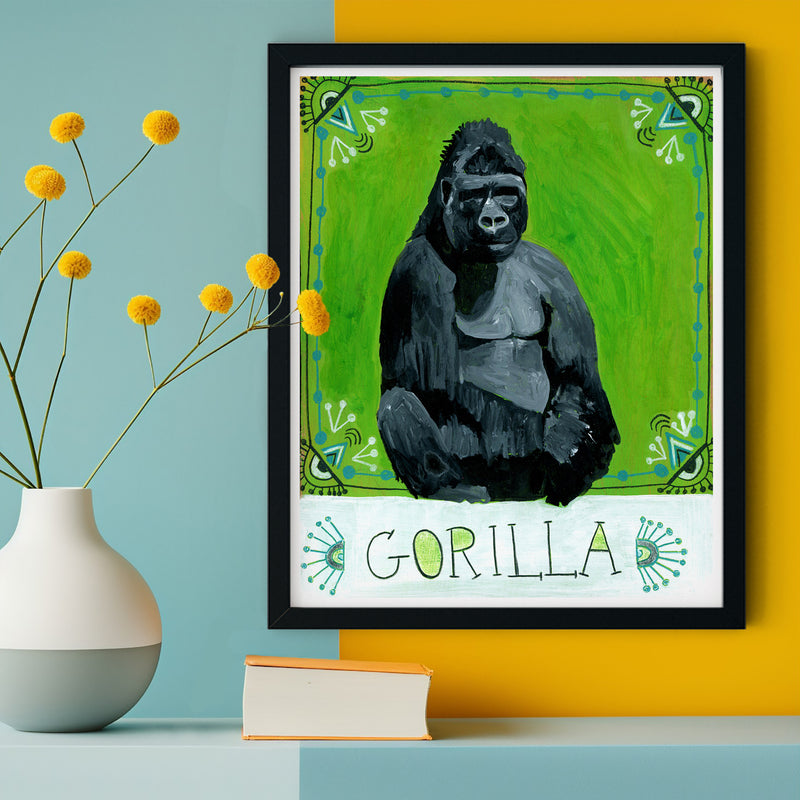 Animal Totem Print - Gorilla