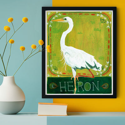 Animal Totem Print - Heron