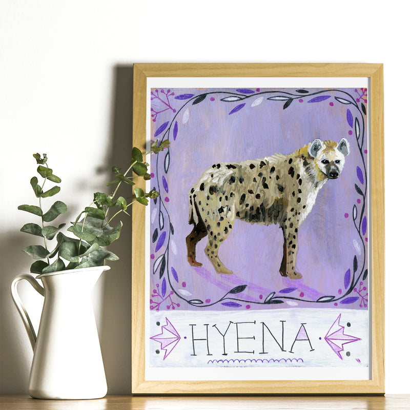 Animal Totem Print - Hyena