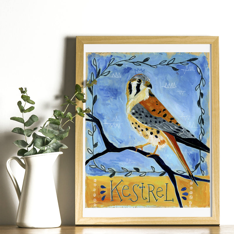 Animal Totem Print - Kestrel