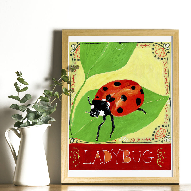 Animal Totem Print - Ladybug