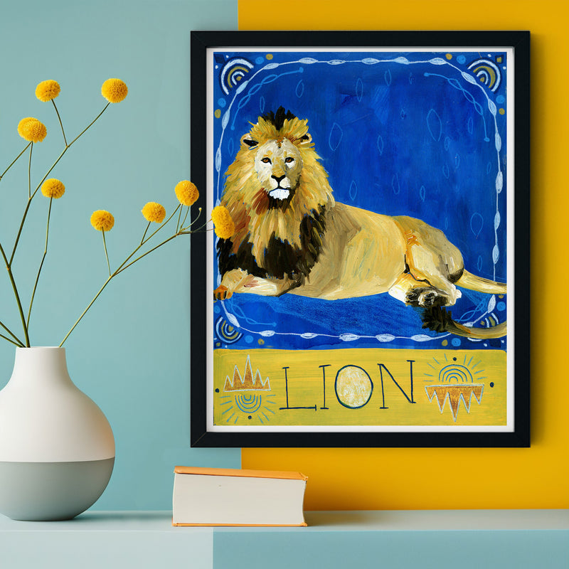 Animal Totem Print - Lion