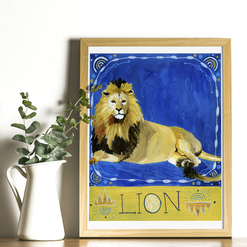 Animal Totem Print - Lion