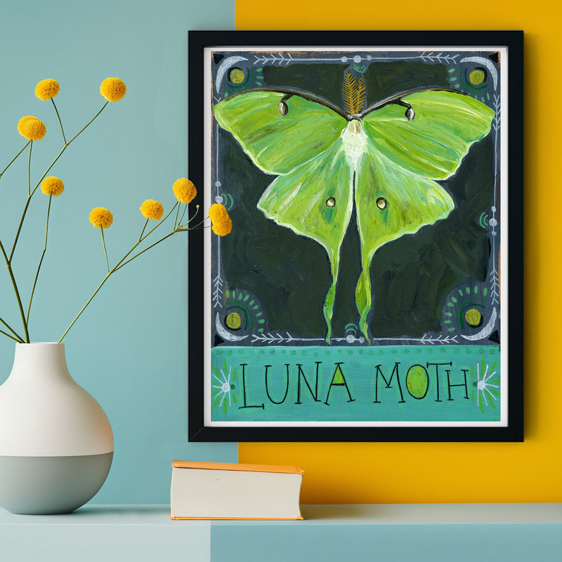 Animal Totem Print - Luna Moth