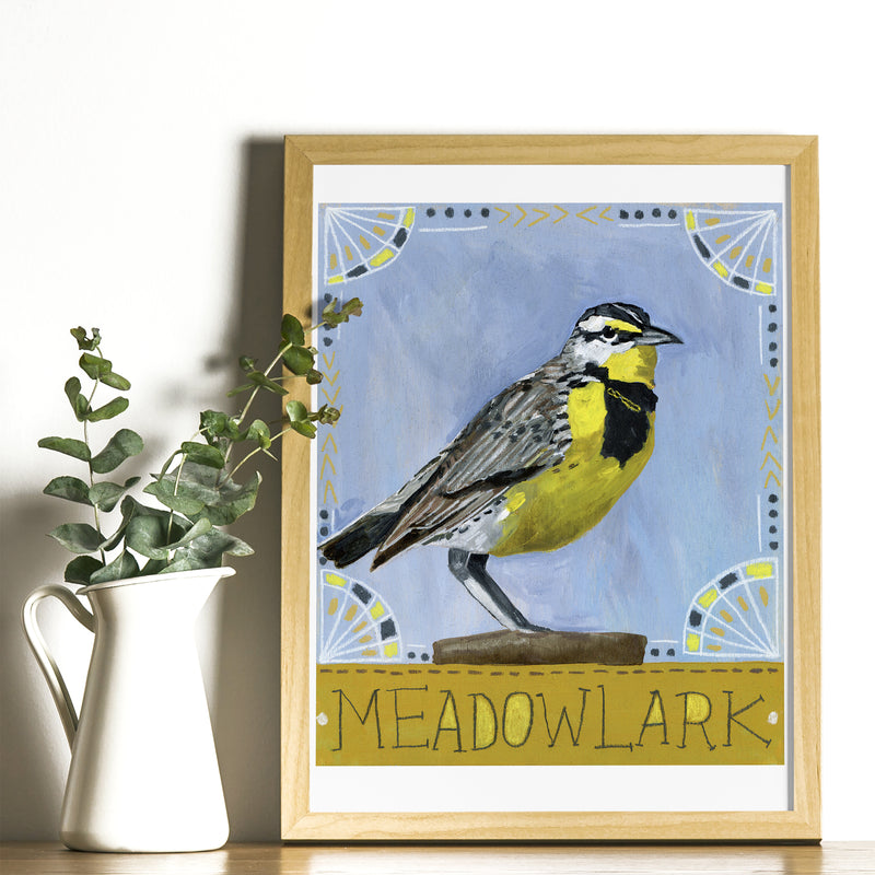 Animal Totem Print - Meadowlark